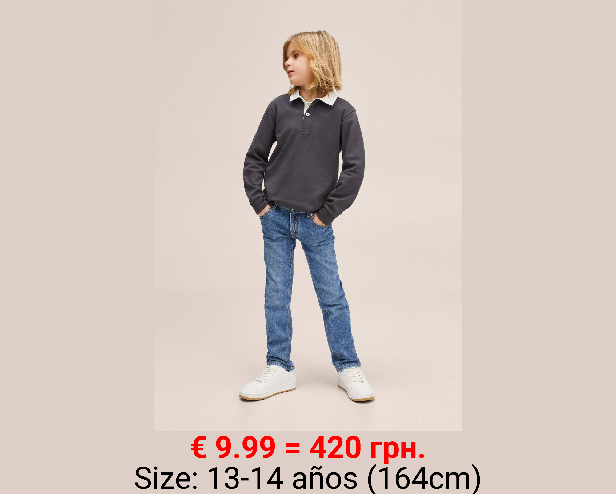 Polo algodón manga larga