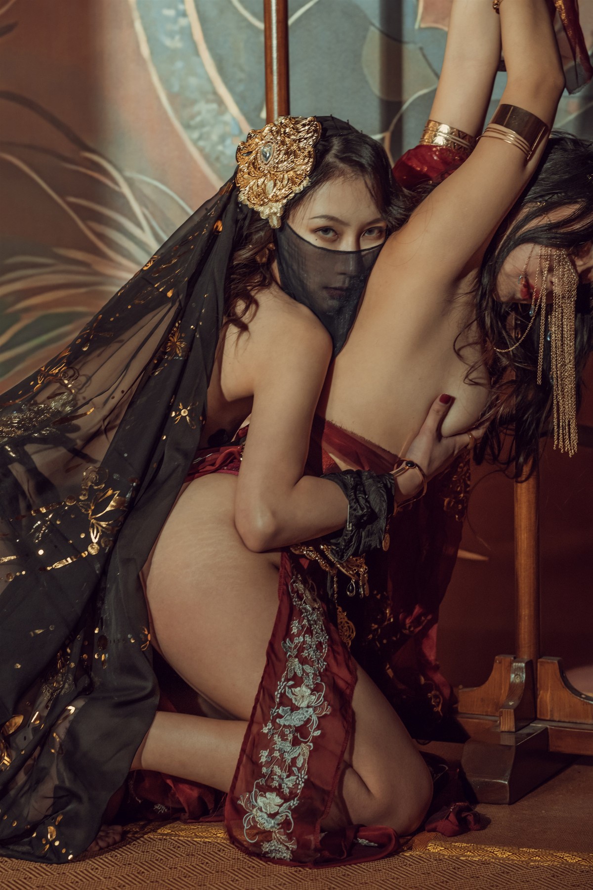 Cosplay 云溪溪 奶桃桃 双人古风 33