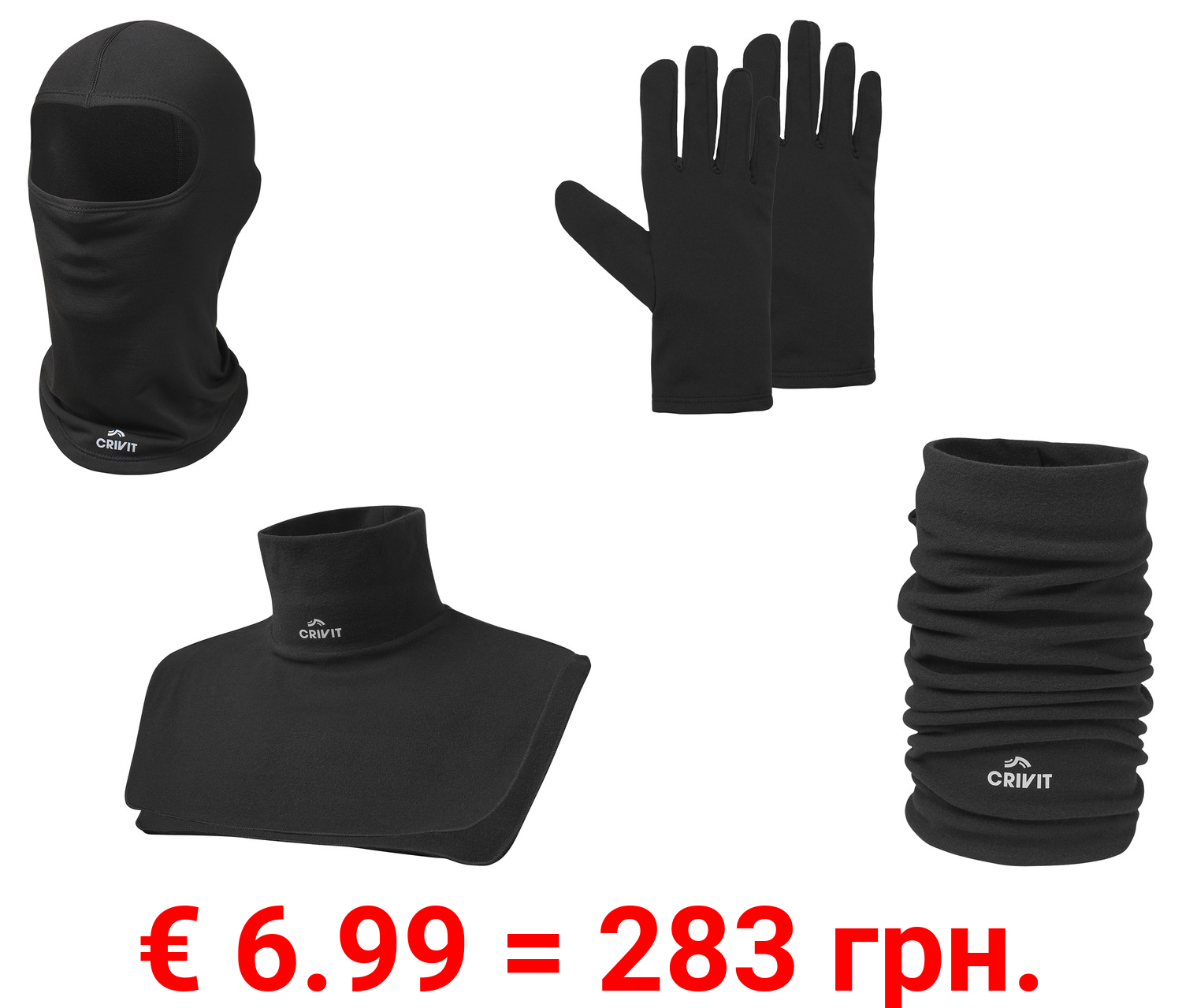 CRIVIT Winter-Accessories, ideal für alle Outdoor-Aktivitäten im Winter