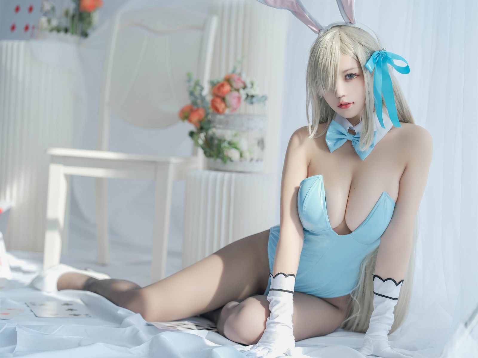 Cosplay 小仓千代w 明日奈 兔女郎 9