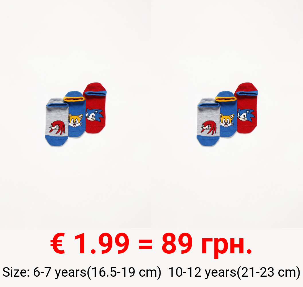 Pack of 3 pairs of Sonic™ | SEGA socks
