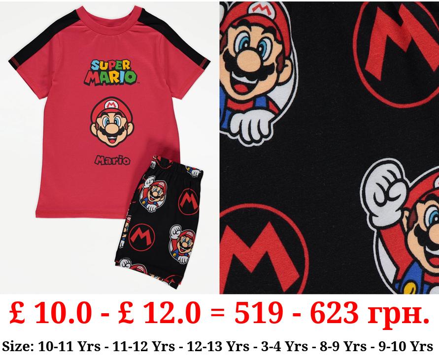 Super Mario Short Pyjamas