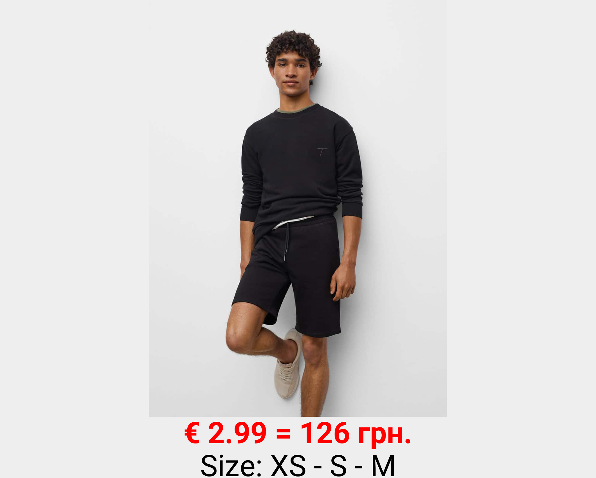 Bermudas algodón cintura elástica