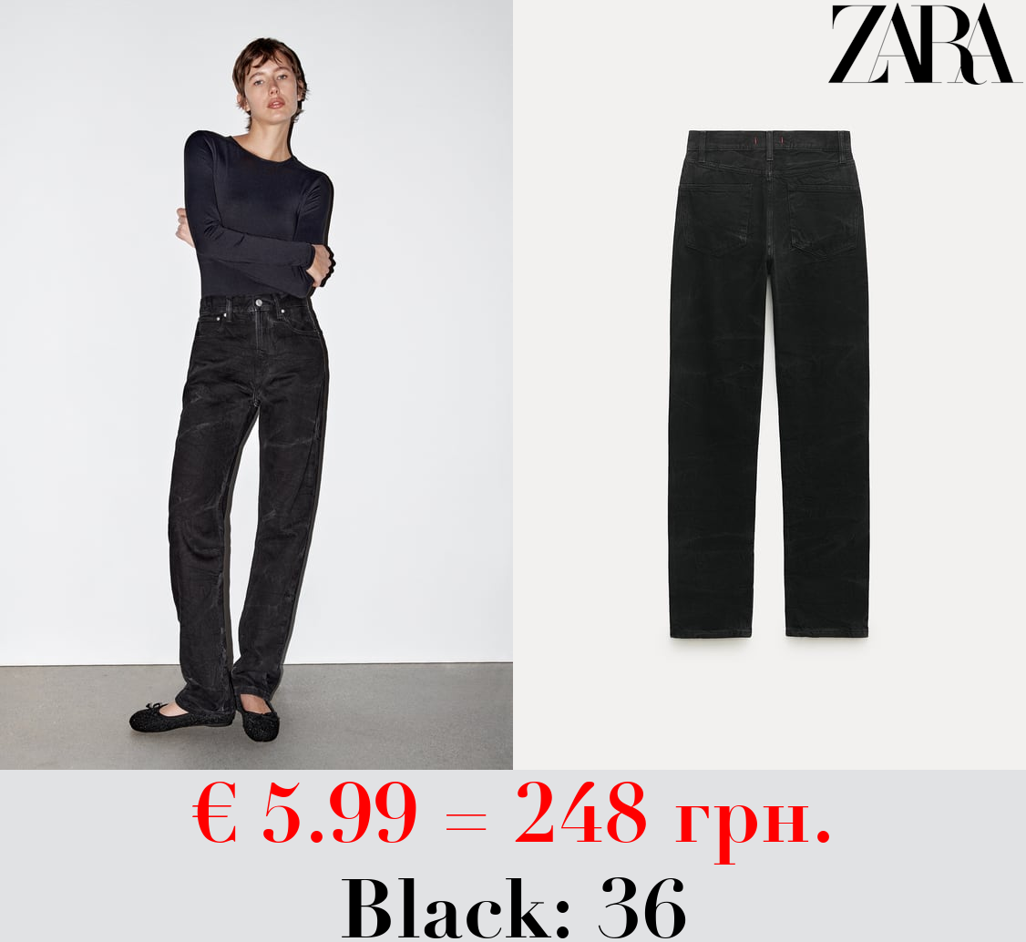 ZW COLLECTION RELAXED MID-RISE JEANS