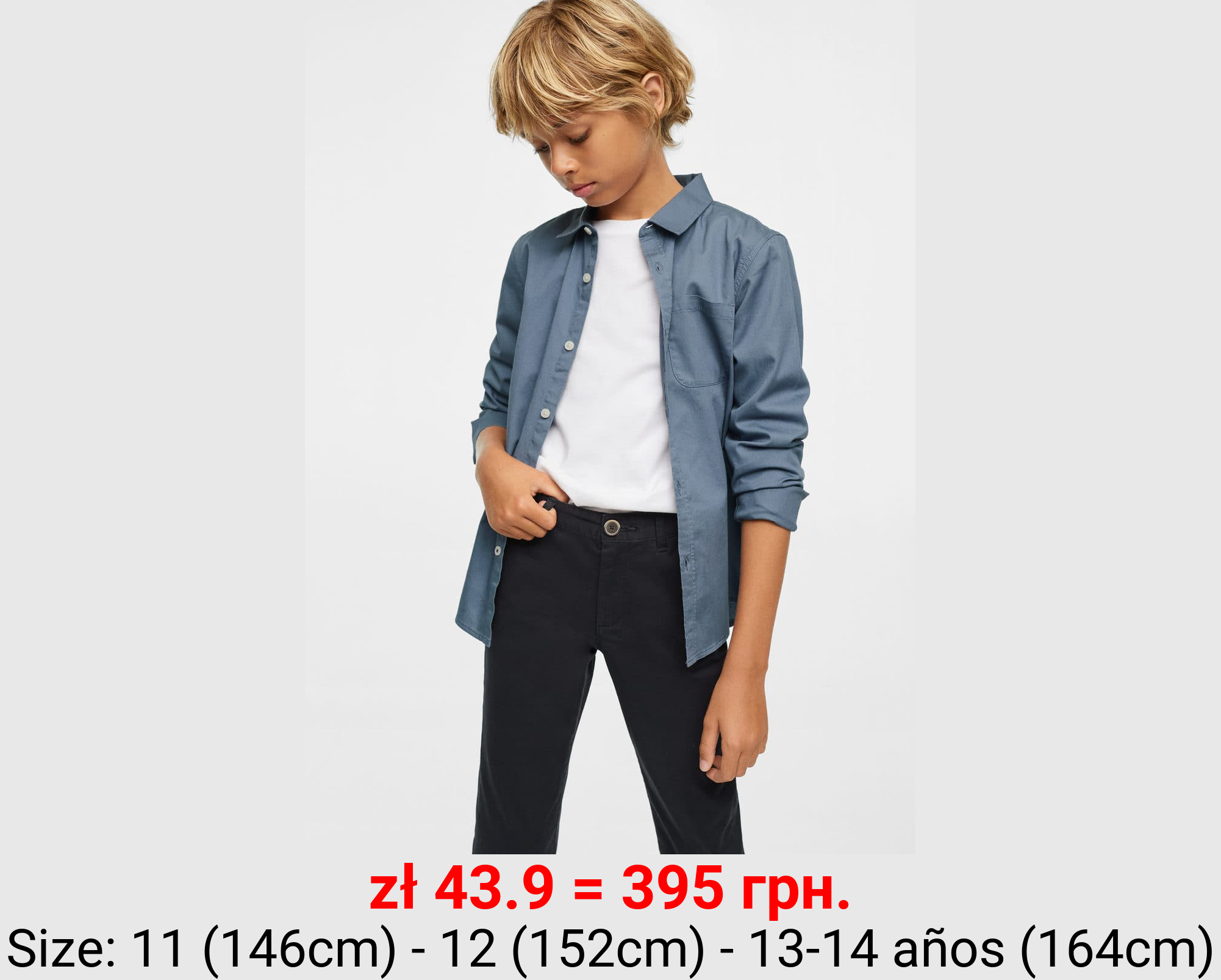 Pantalón chino algodón 