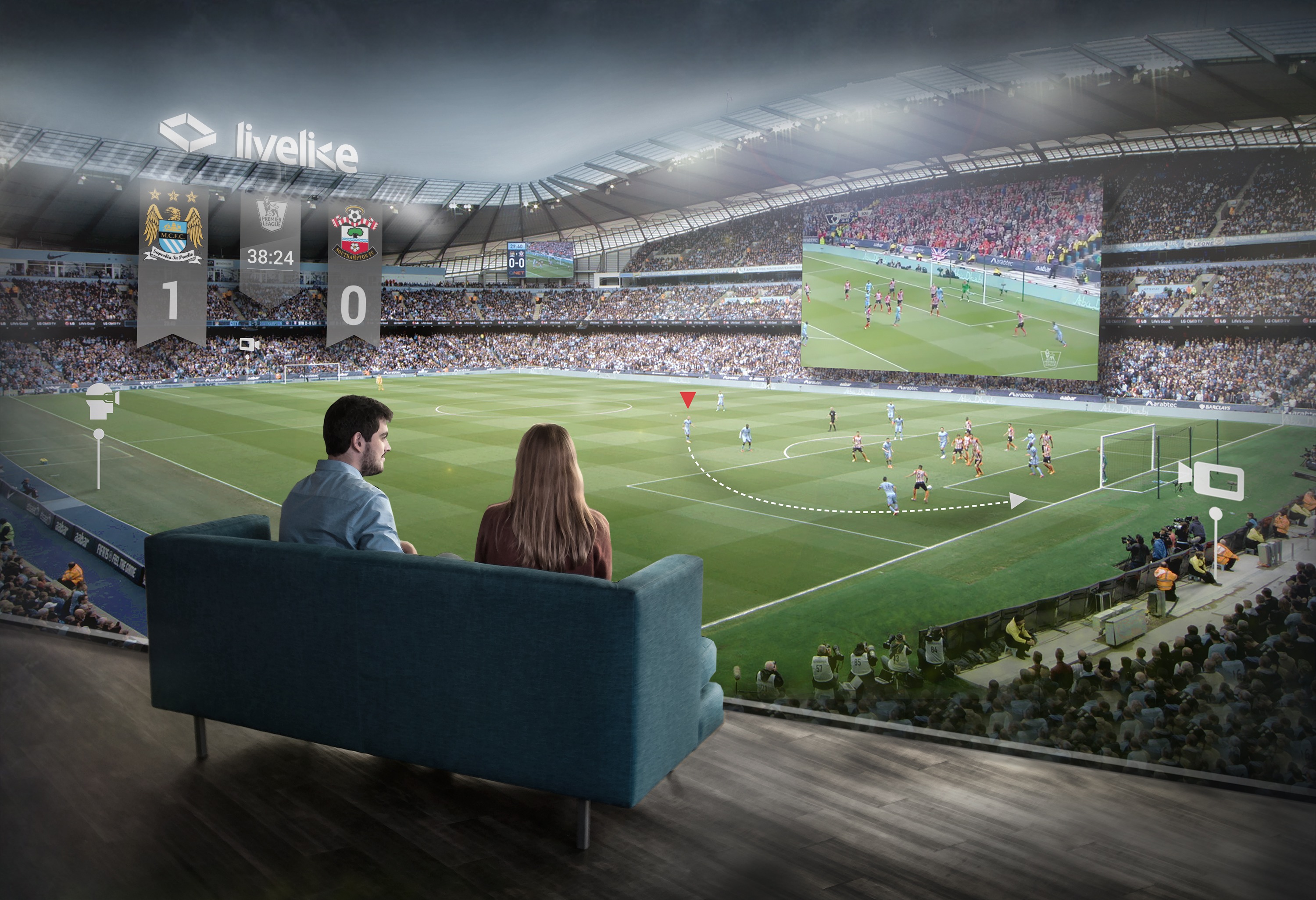 Экран прямой трансляции. Футбол на проекторе. Экран на футбольном поле. Виртуальные футбольные стадионы. Трансляция футбола на большом экране.