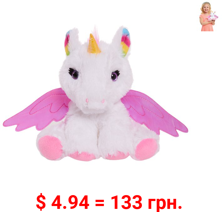 Barbie 7-Inch Pet Bean Plush – Unicorn, Plush Basic, Ages 3 Up, by Just Play