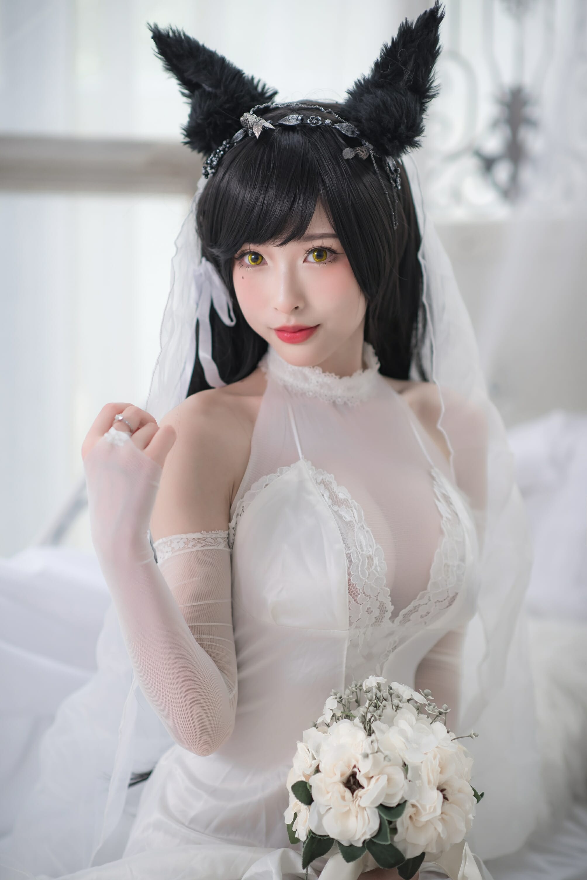 清水由乃-爱宕婚纱[49P1V] 2