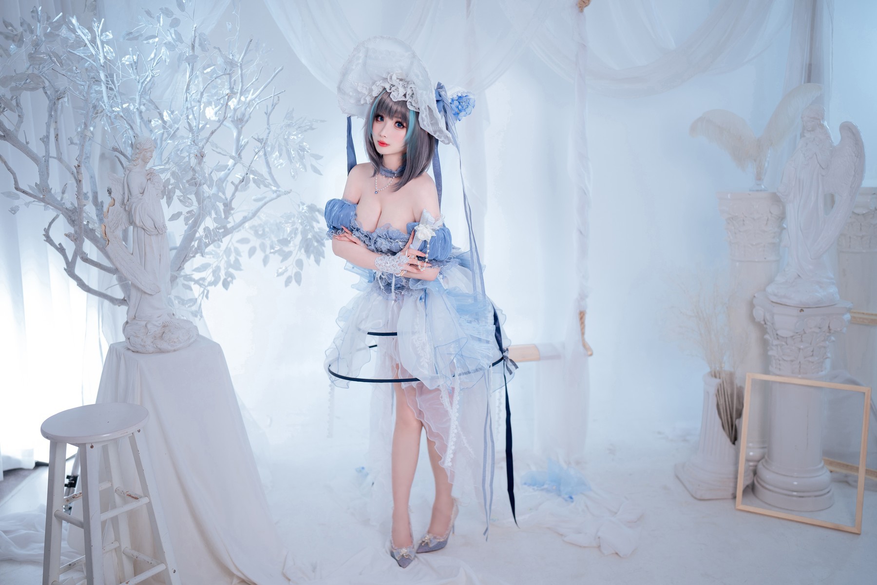 Cosplay Rioko凉凉子 柴郡冰雪公主 29