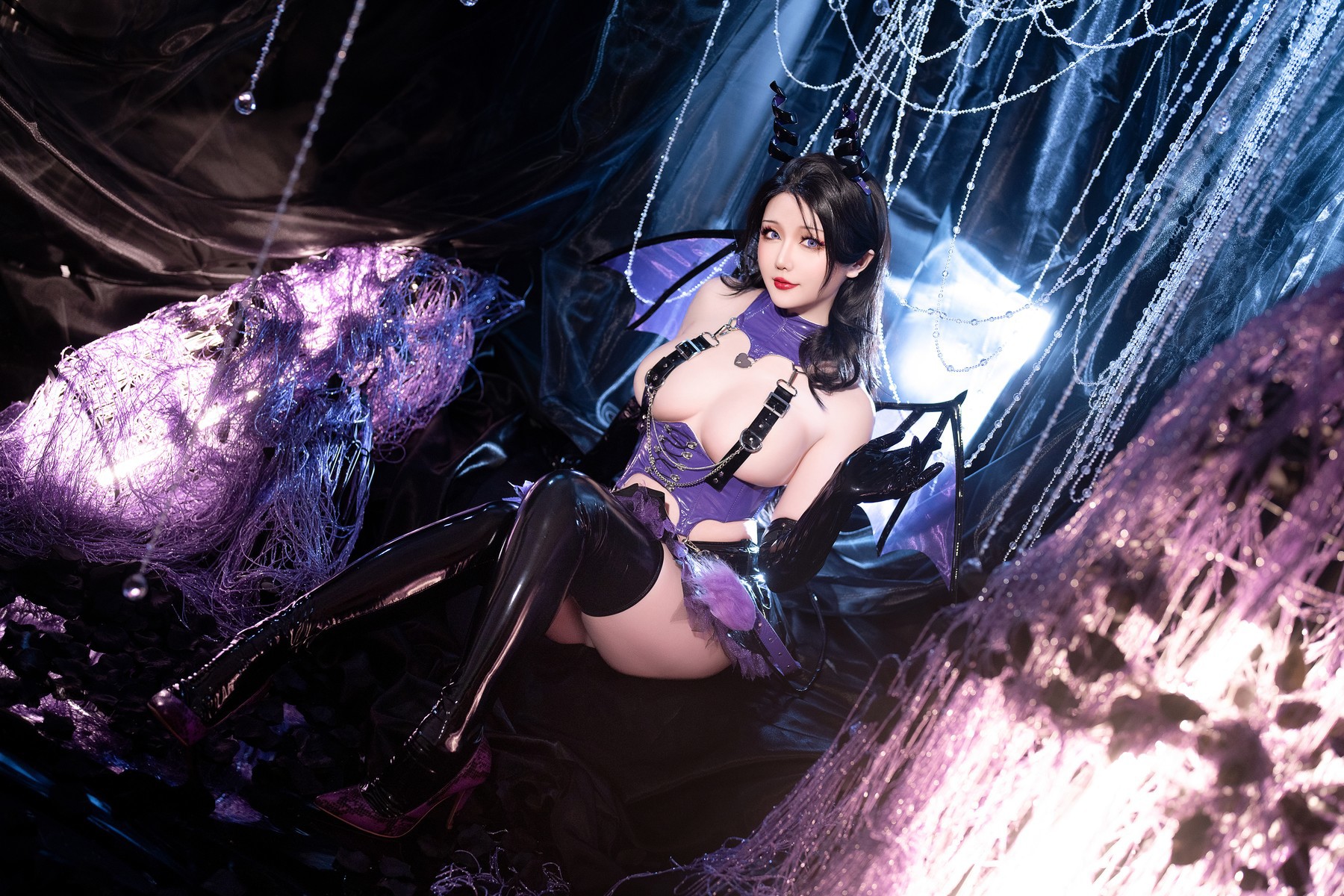Cosplay 星之迟迟Hoshilily 梦魔的枕头营业&梦境篇 Set.01 21