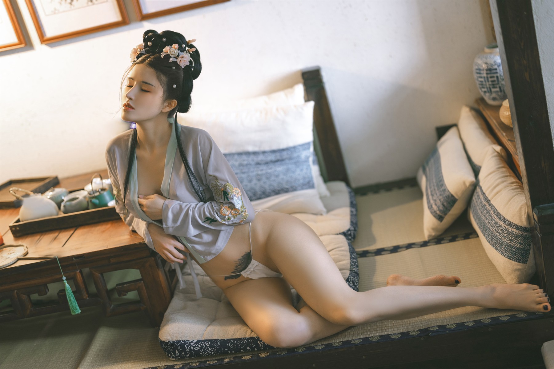 Cosplay 鹿八岁 X铁手叫兽 汉服 38