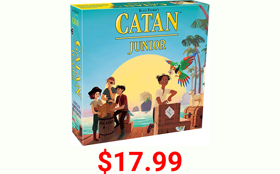 CATAN Junior Board Game | Board Game for Kids | Strategy Game for Kids | Family Board Game | Adventure Game for Kids | Ages 6+ | For 2 to 4 players | Average Playtime 30 minutes | Made by Catan Studio