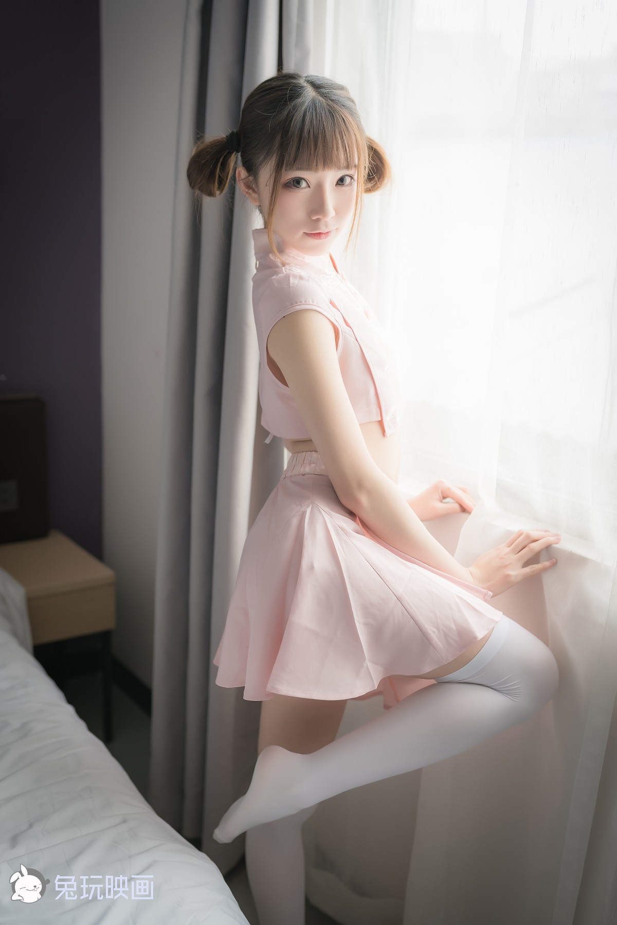Cosplay 兔玩映画 粉色团子 17