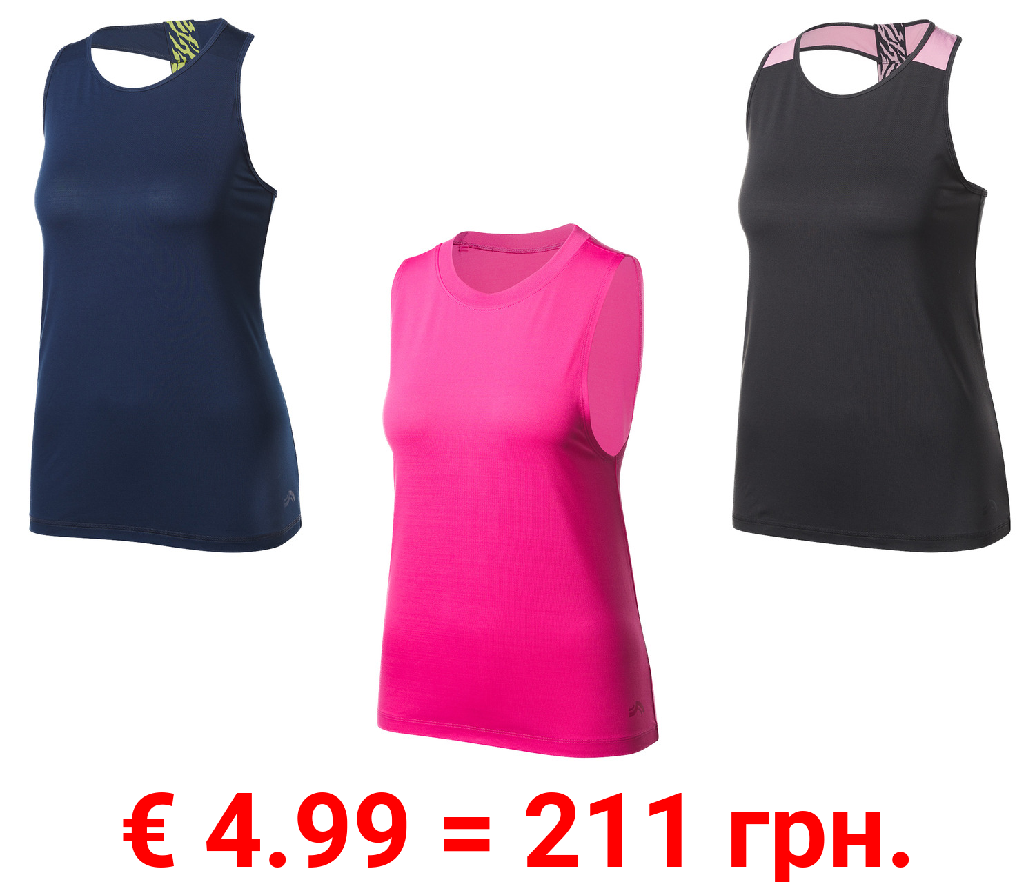 CRIVIT Damen Funktionstop, schnelltrocknend