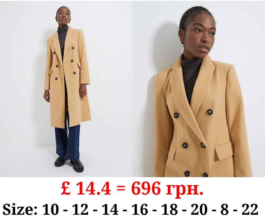 Camel Formal Longline Coat