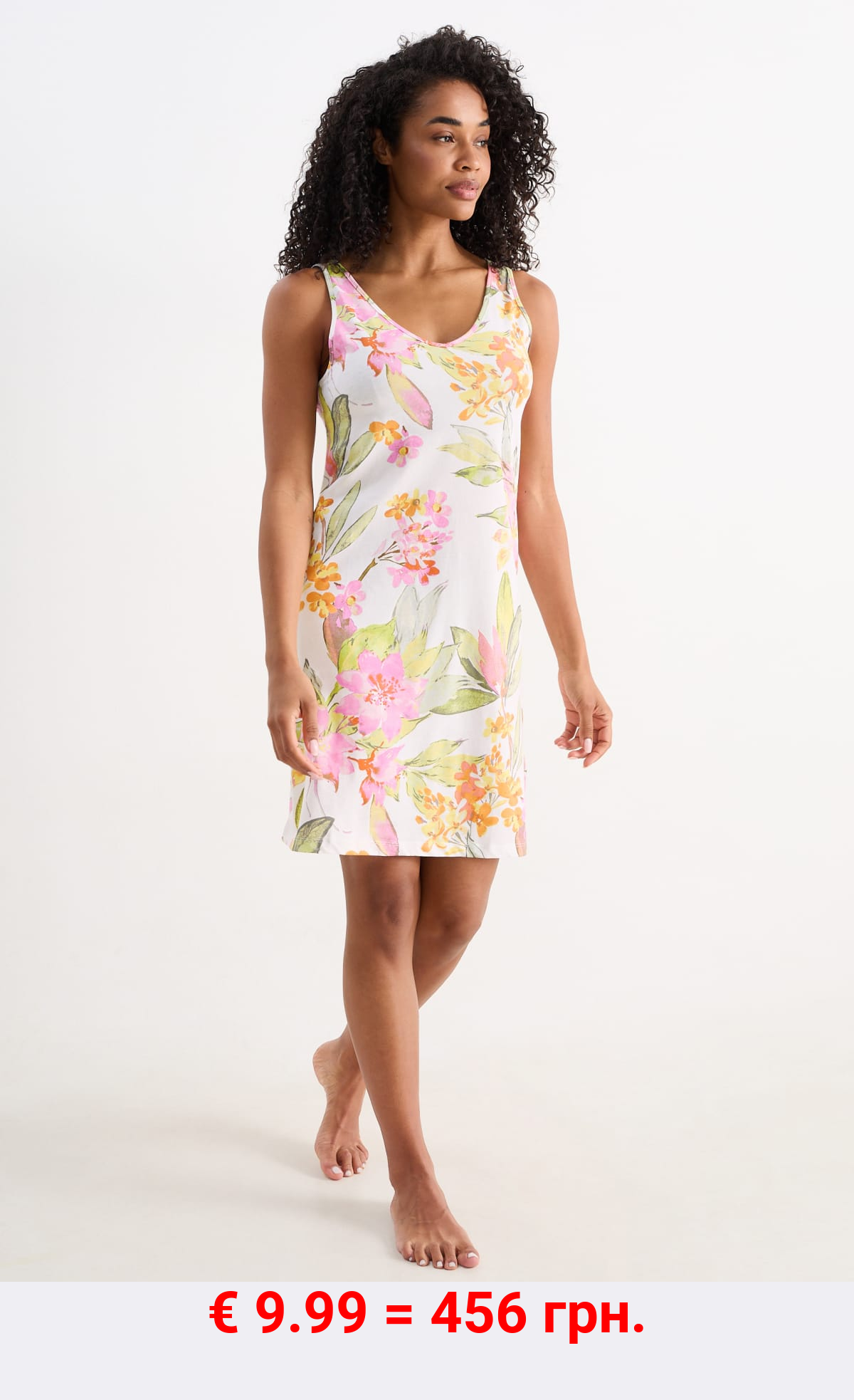 Nachthemd - geblümt