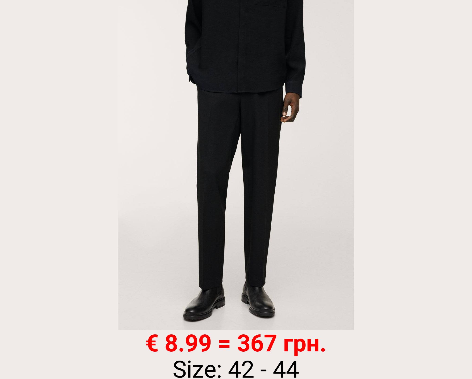 Pantalón loose-fit pinzas