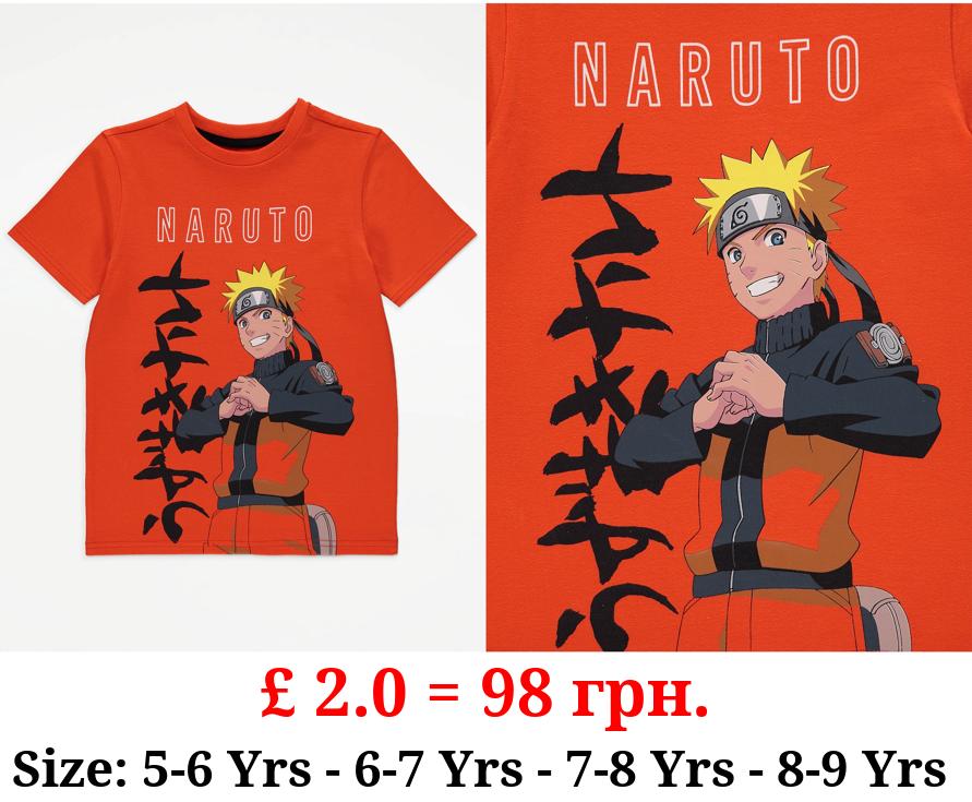 Naruto Orange Graphic T-Shirt
