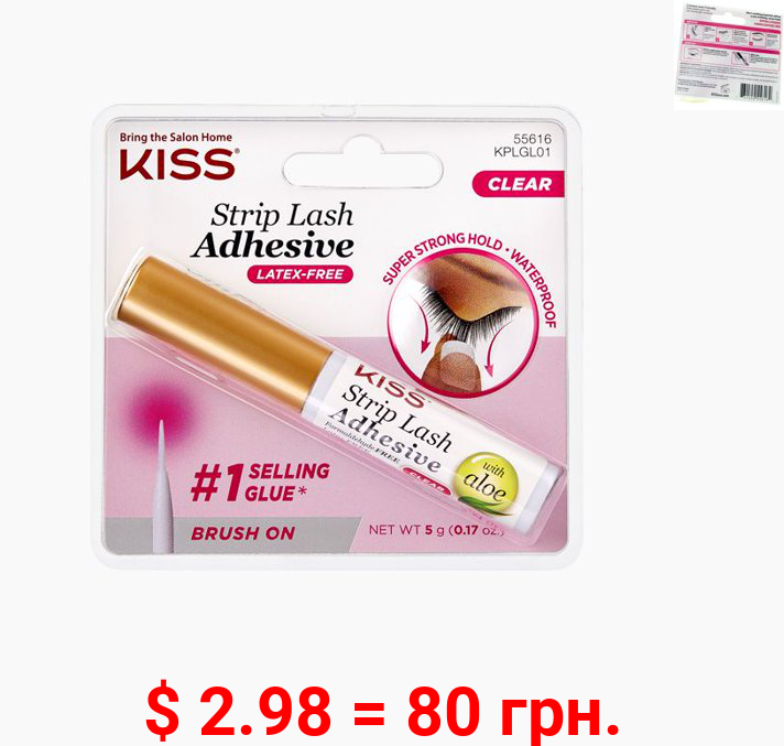KISS Ever EZ Strip Eyelash Adhesive, Clear