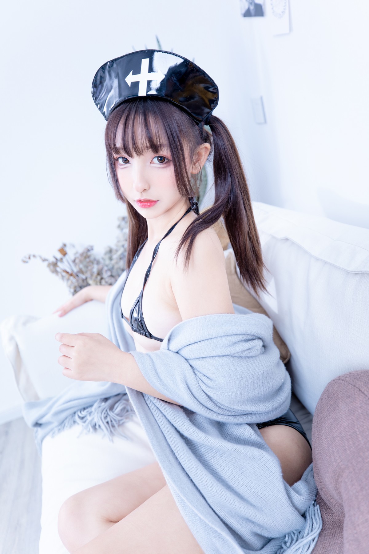 Cosplay 神楽坂真冬 电子相册-暗黑护士《空気なし》 7