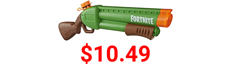 SUPERSOAKER Nerf Super Soaker Fortnite Pump-SG Water Blaster -- Pump-Action Soakage -- for Youth, Teens, Adults