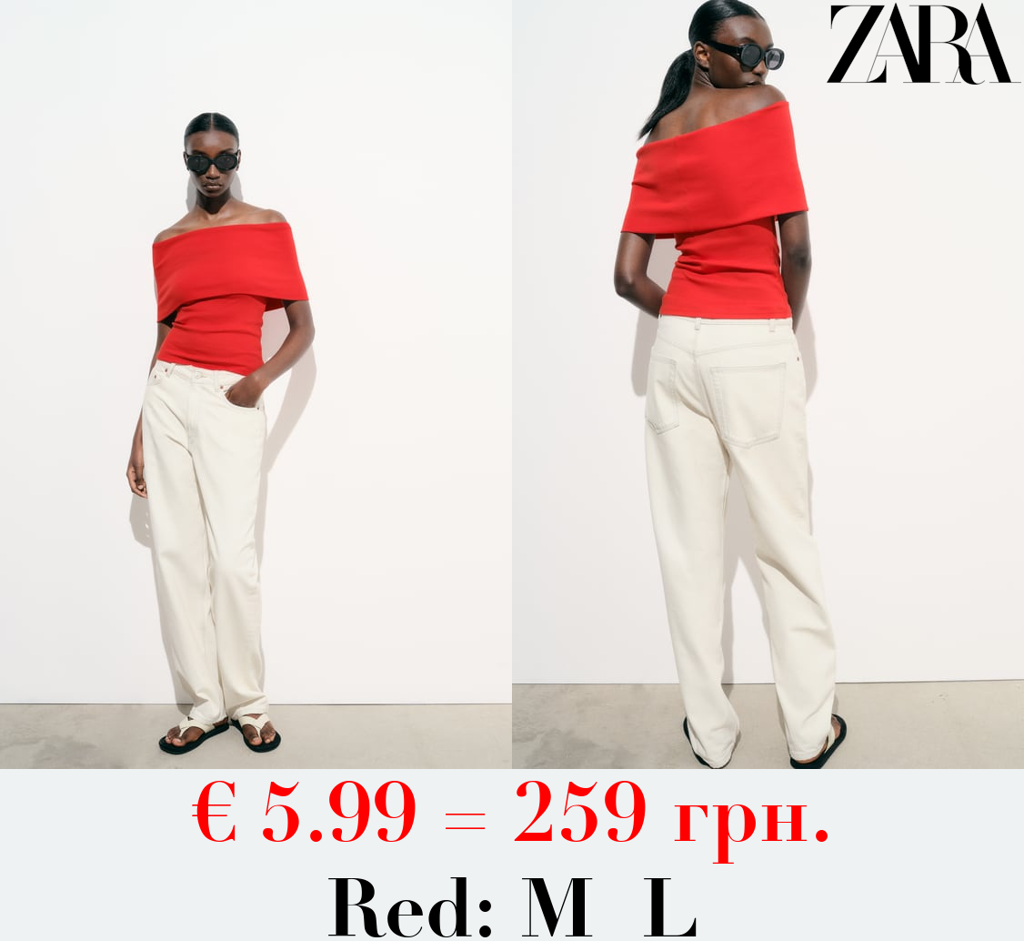 OFF-THE-SHOULDER TOP