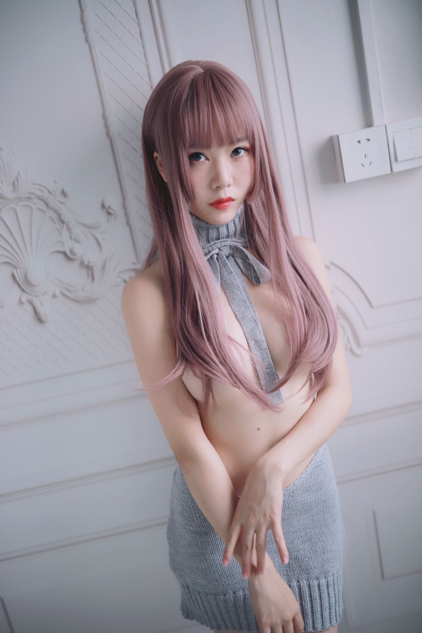 抖娘利世-露背毛衣[30P] 18