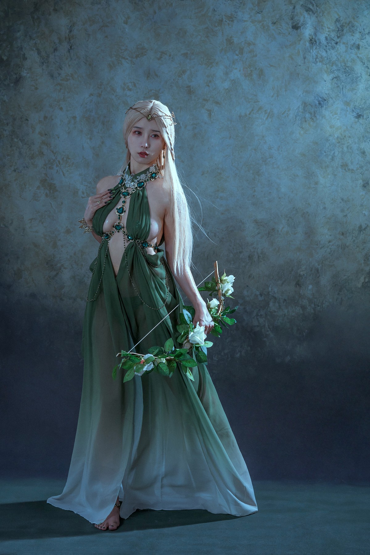 Cosplay 云溪溪 奶桃 Malachite孔雀石 40