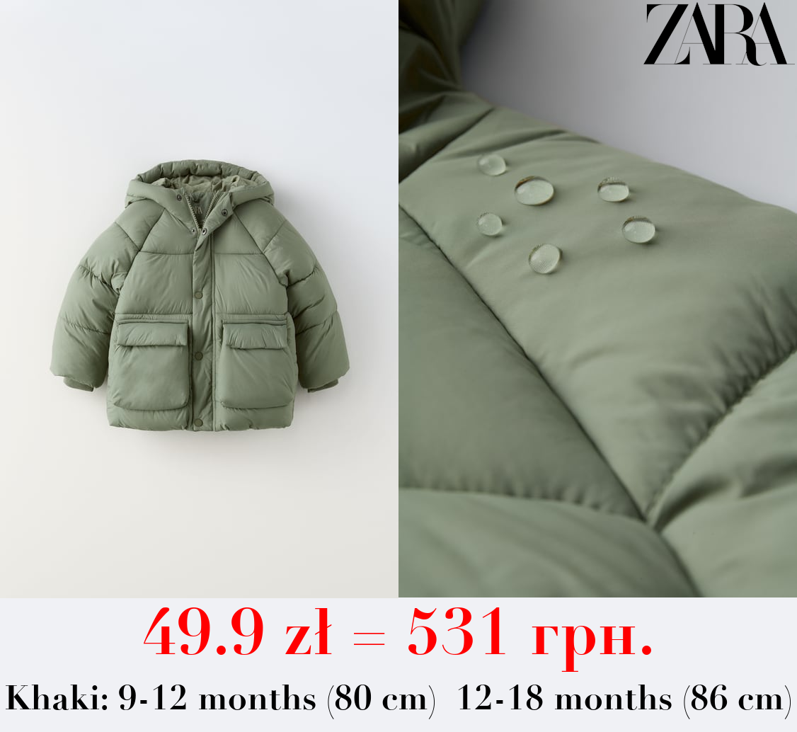 WATER-REPELLENT PUFFER COAT
