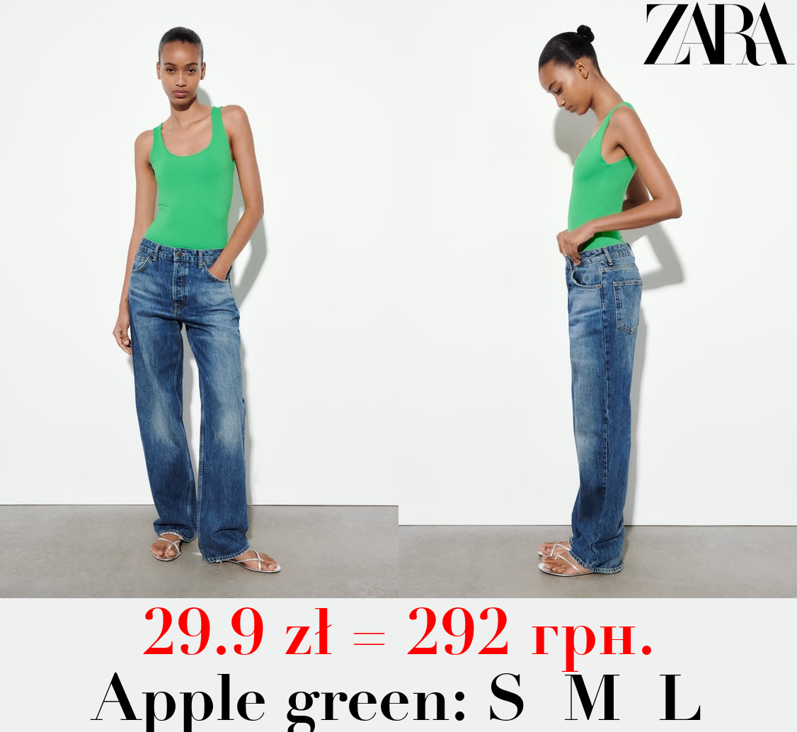 POLYAMIDE TOP WITH WIDE STRAPS