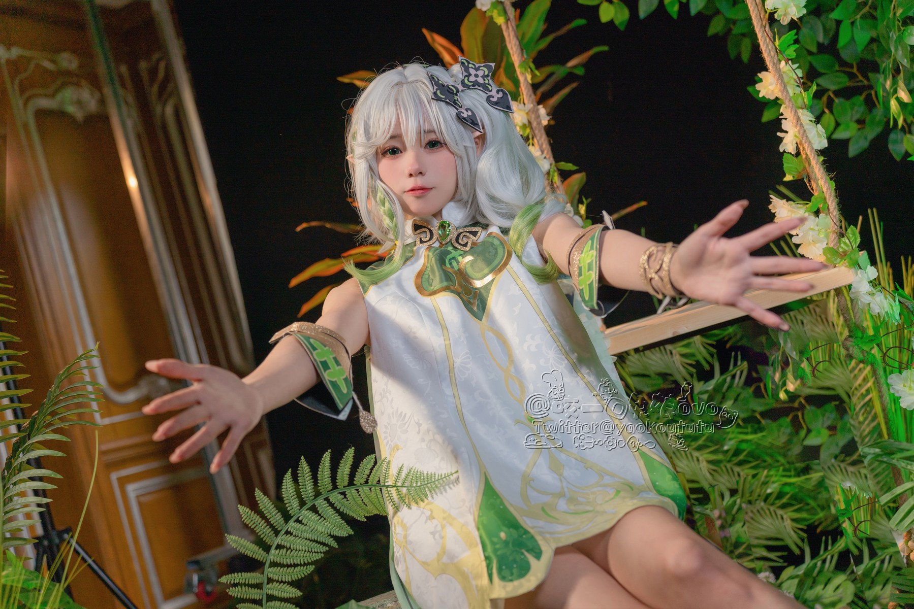 Cosplay 黏黏团子兔 万年萝莉纳西妲 9