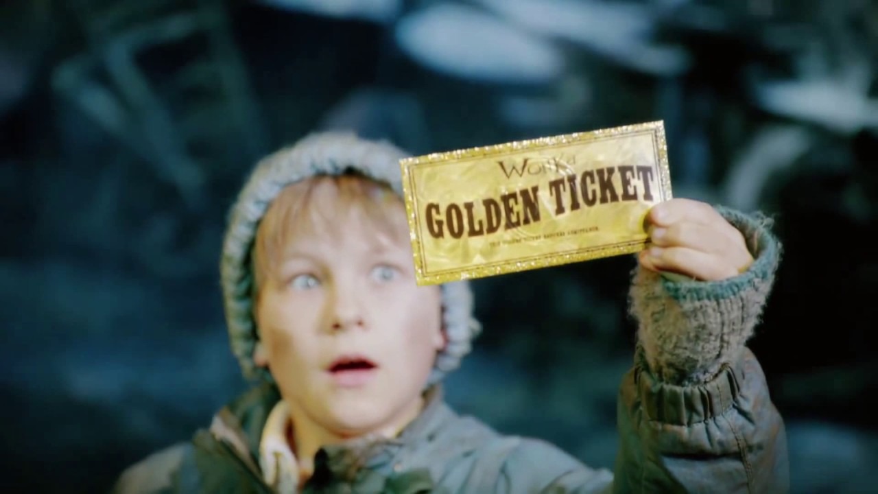 Вилли Вонка шоколад купить Golden ticket