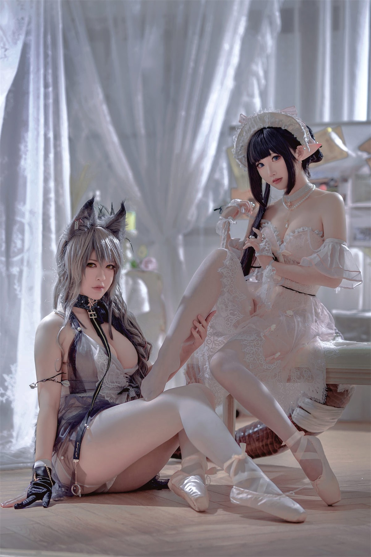 Cosplay 面饼仙儿 半半子 黑x森蚺 22