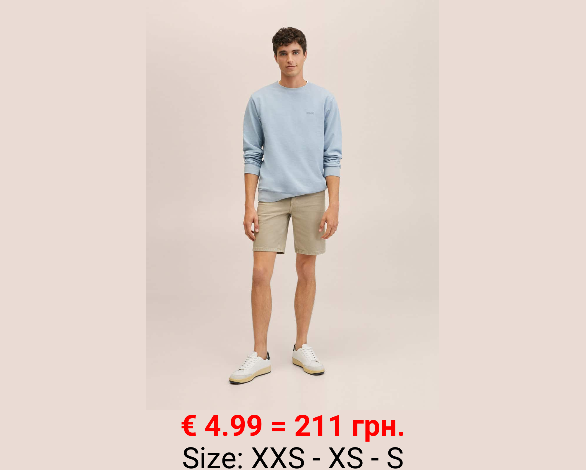 Bermudas denim claro