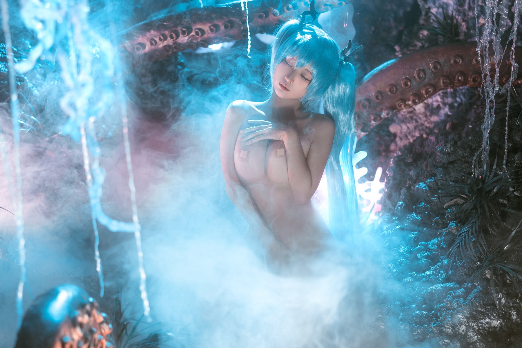 蠢沫沫 Cosplay 深海少女 40