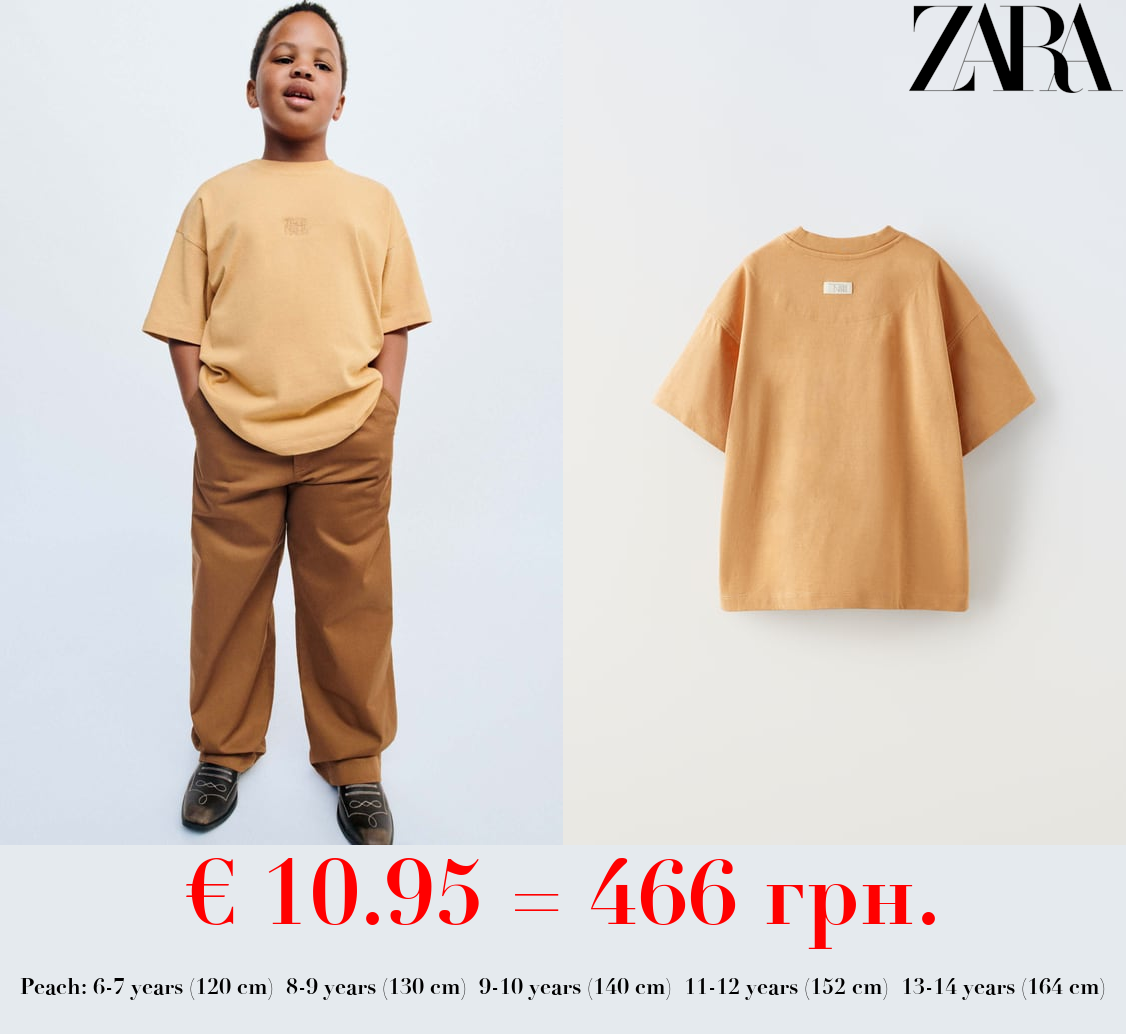 TRUE NEUTRALS EMBROIDERED T-SHIRT