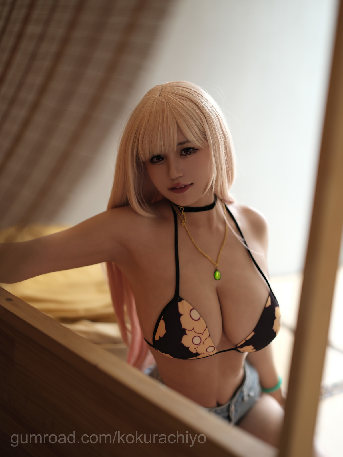 Cosplay 小仓千代w 喜多川海夢泳装 7