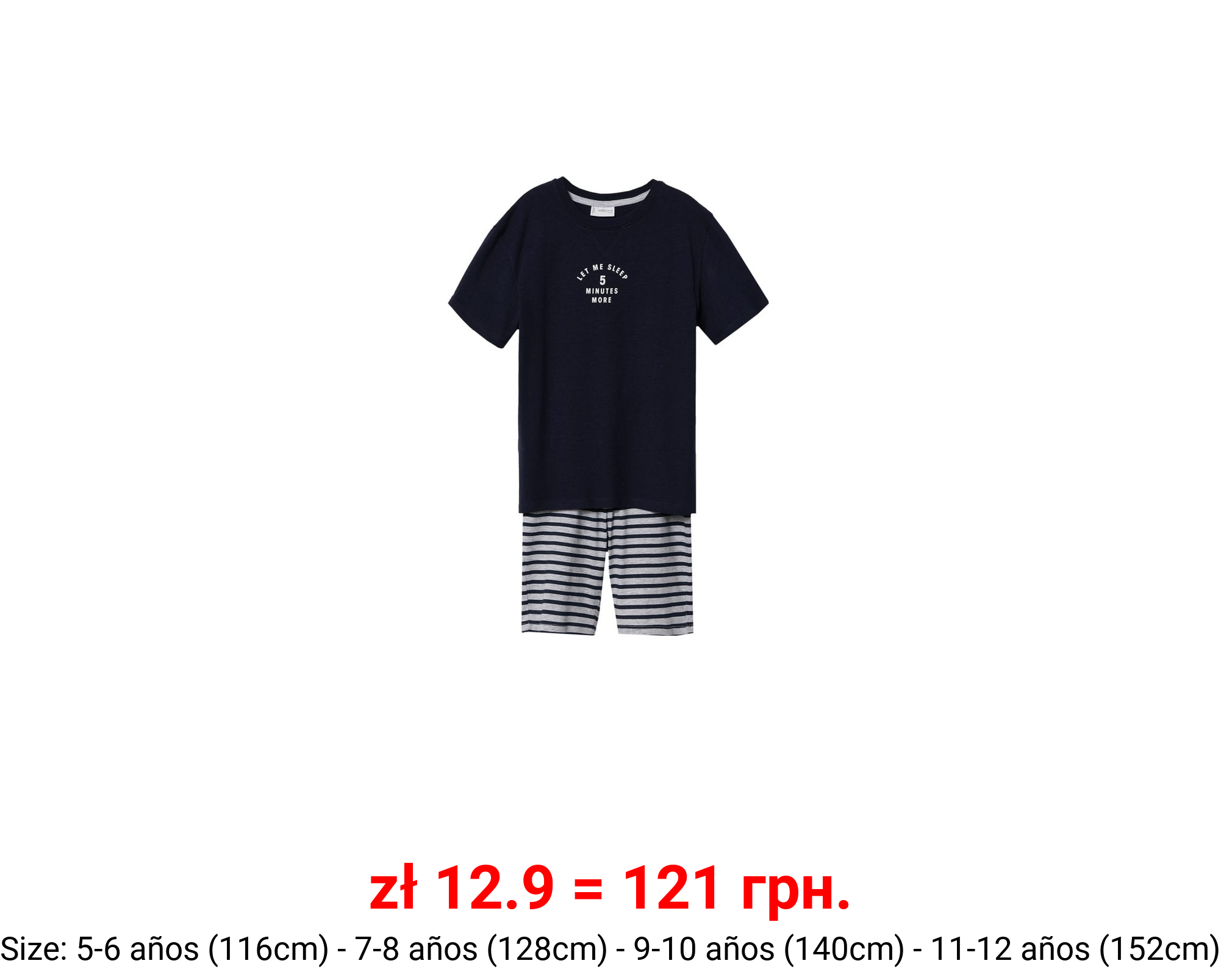 Pack pijama algodón corto