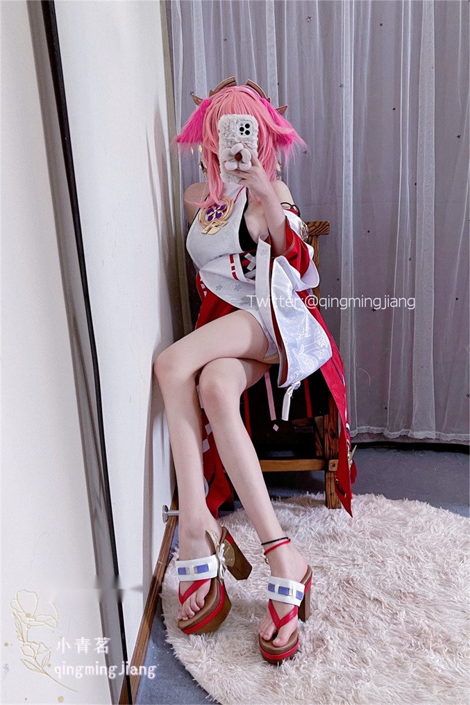小青茗 八重神子 COS 3