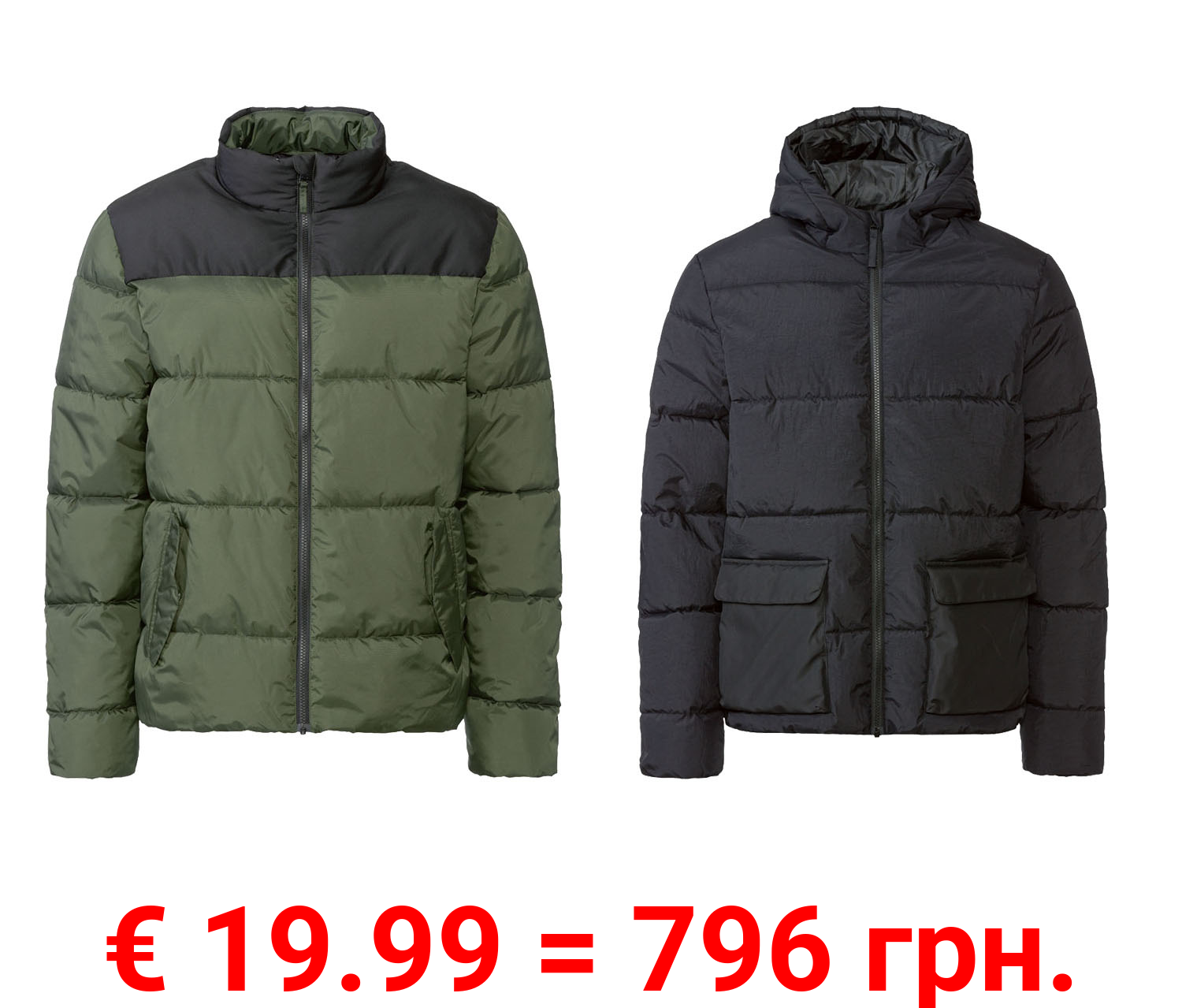 LIVERGY® Herren Steppjacke mit Stehkragen