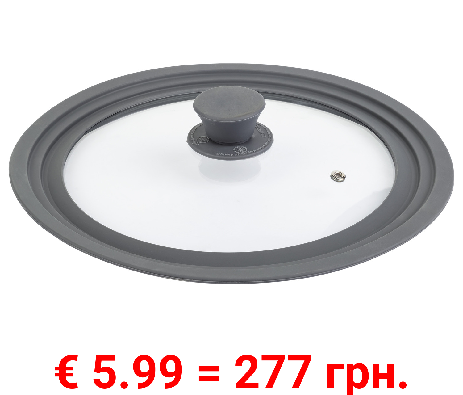 ERNESTO® Universaldeckel, Ø 24-28 cm, aus Glas