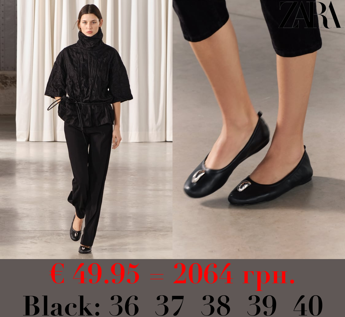 SOFT LEATHER BALLET FLATS