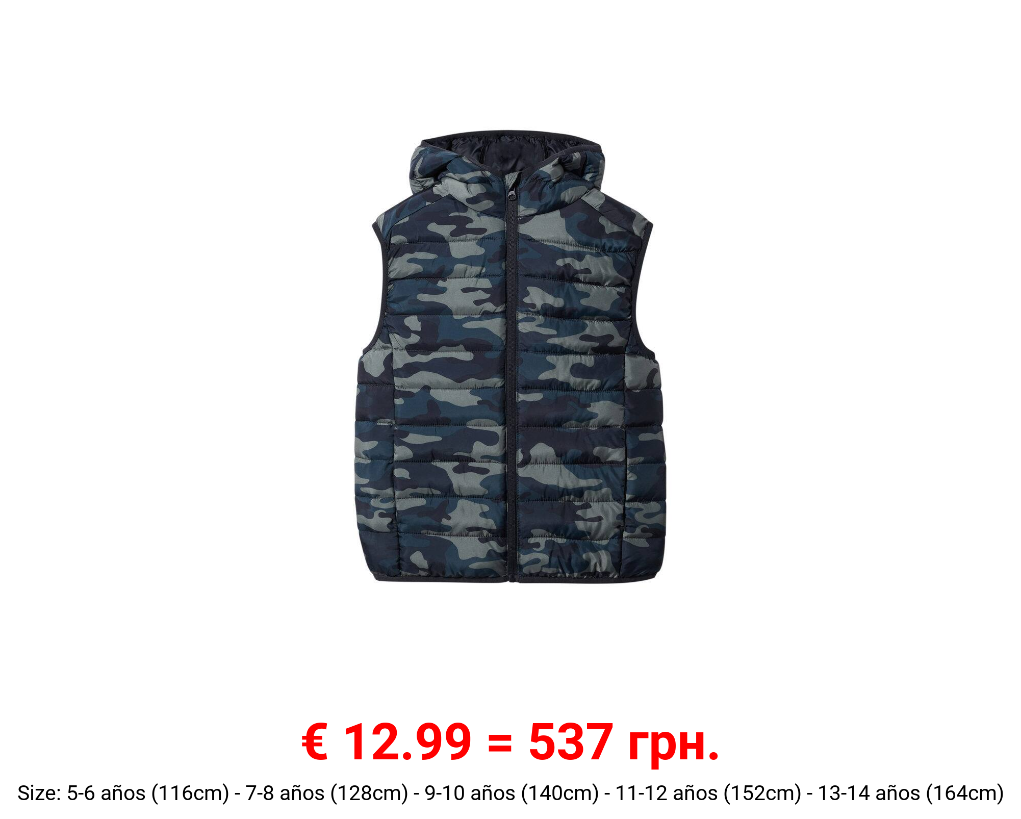 Chaleco acolchado capucha