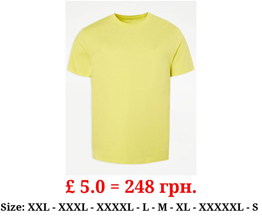 Yellow Crew Neck T-Shirt