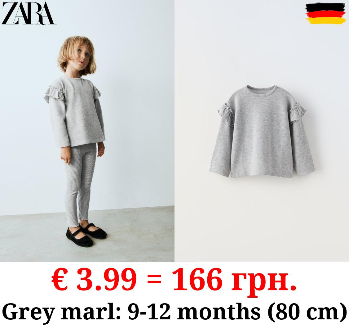 SOFT TOUCH RUFFLED T-SHIRT