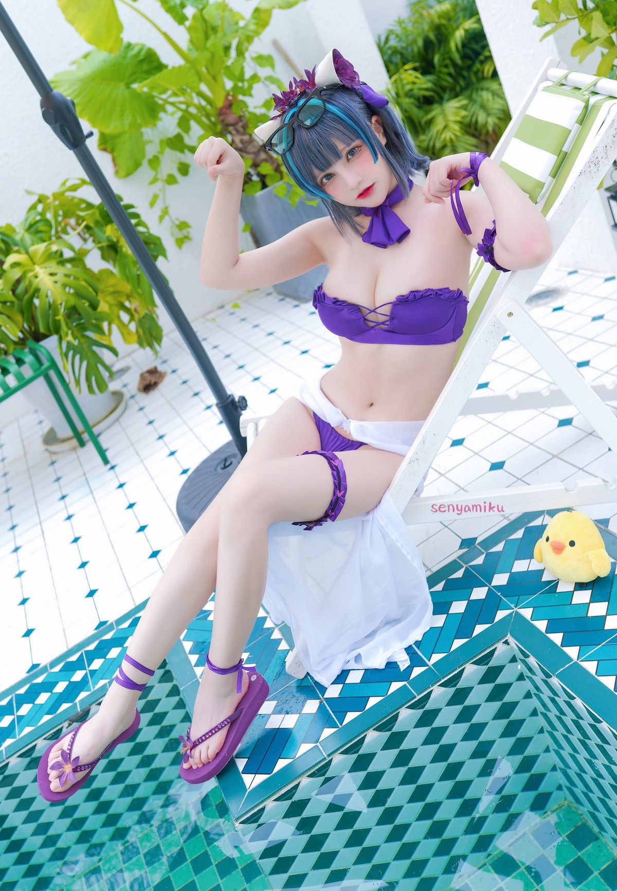 [Senya Miku 千夜未来] Cheshire Swimsuit 24