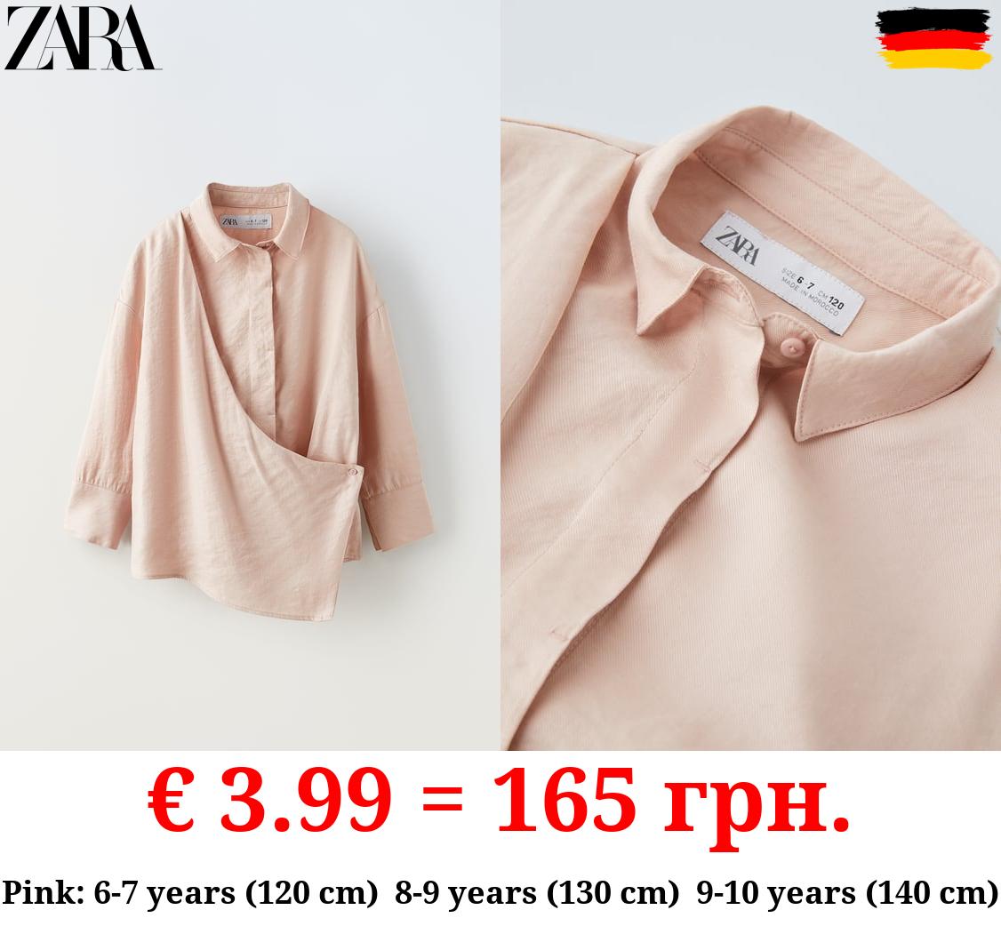 FLOWING CROSSOVER SHIRT