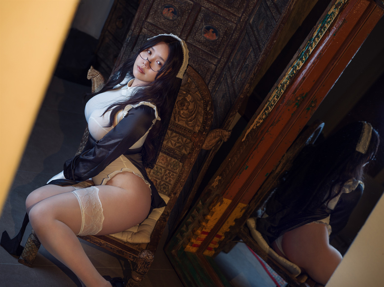 Cosplay 麻花麻花酱 修女 Set.01 17