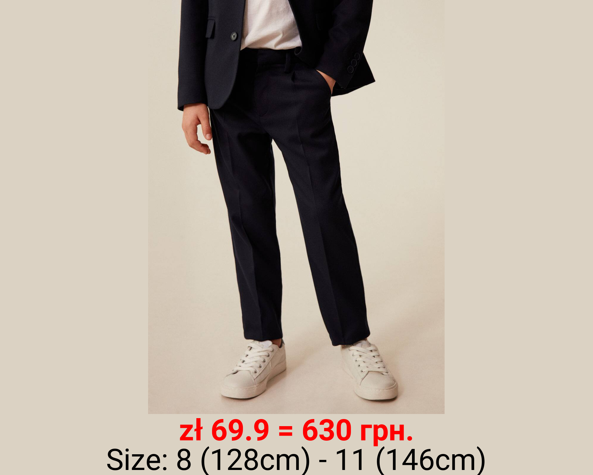 Pantalón recto traje