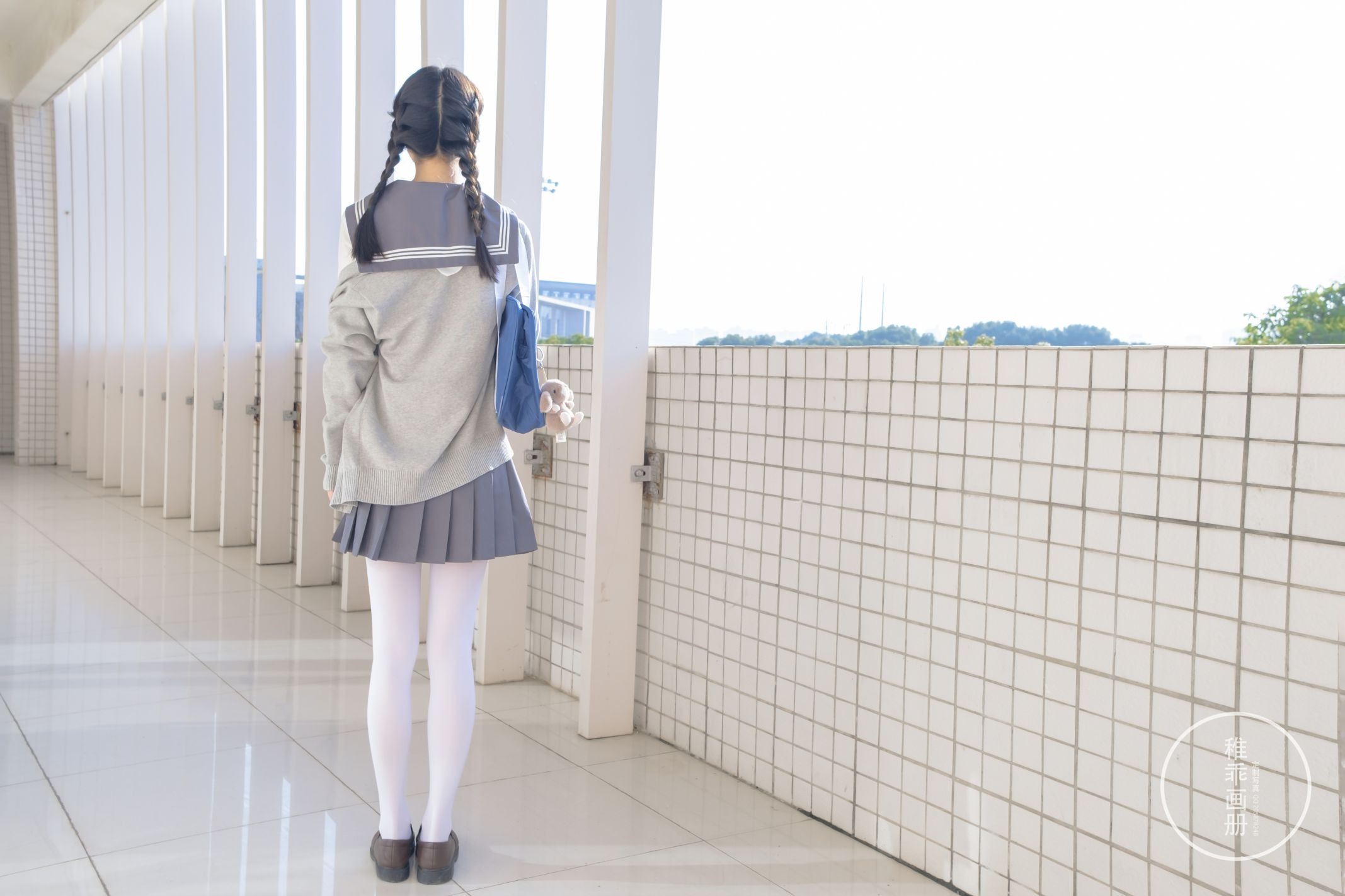 稚乖画册 - NO.05 晴空03 双马尾jk [71P1V-0.99GB] 36